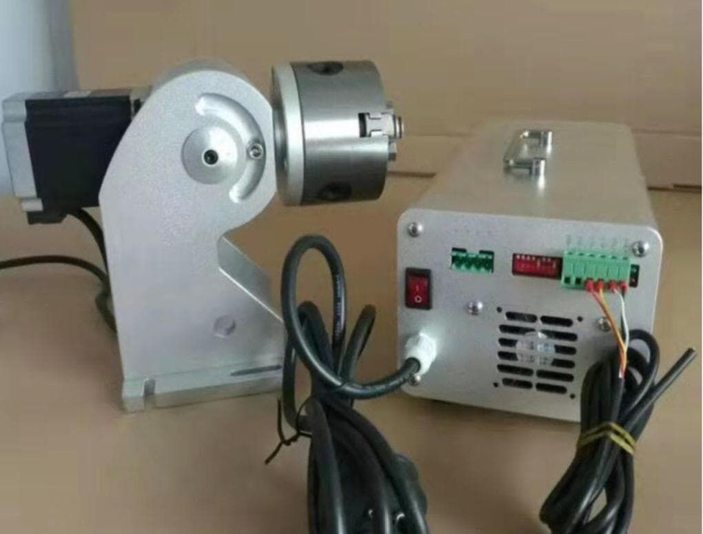 D80 Fiber laser marking rotary